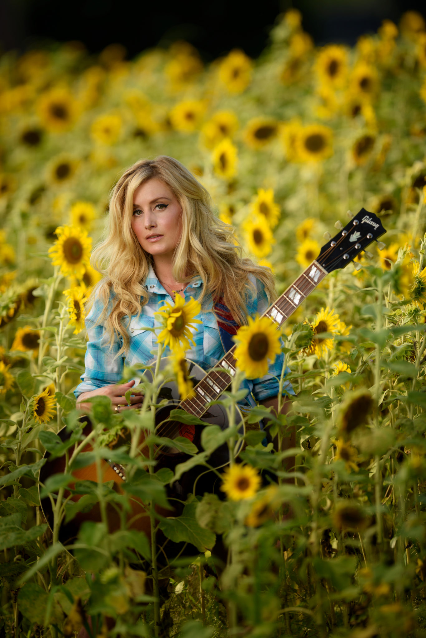 Sunshine, Sunflowers and A Country Rocker!