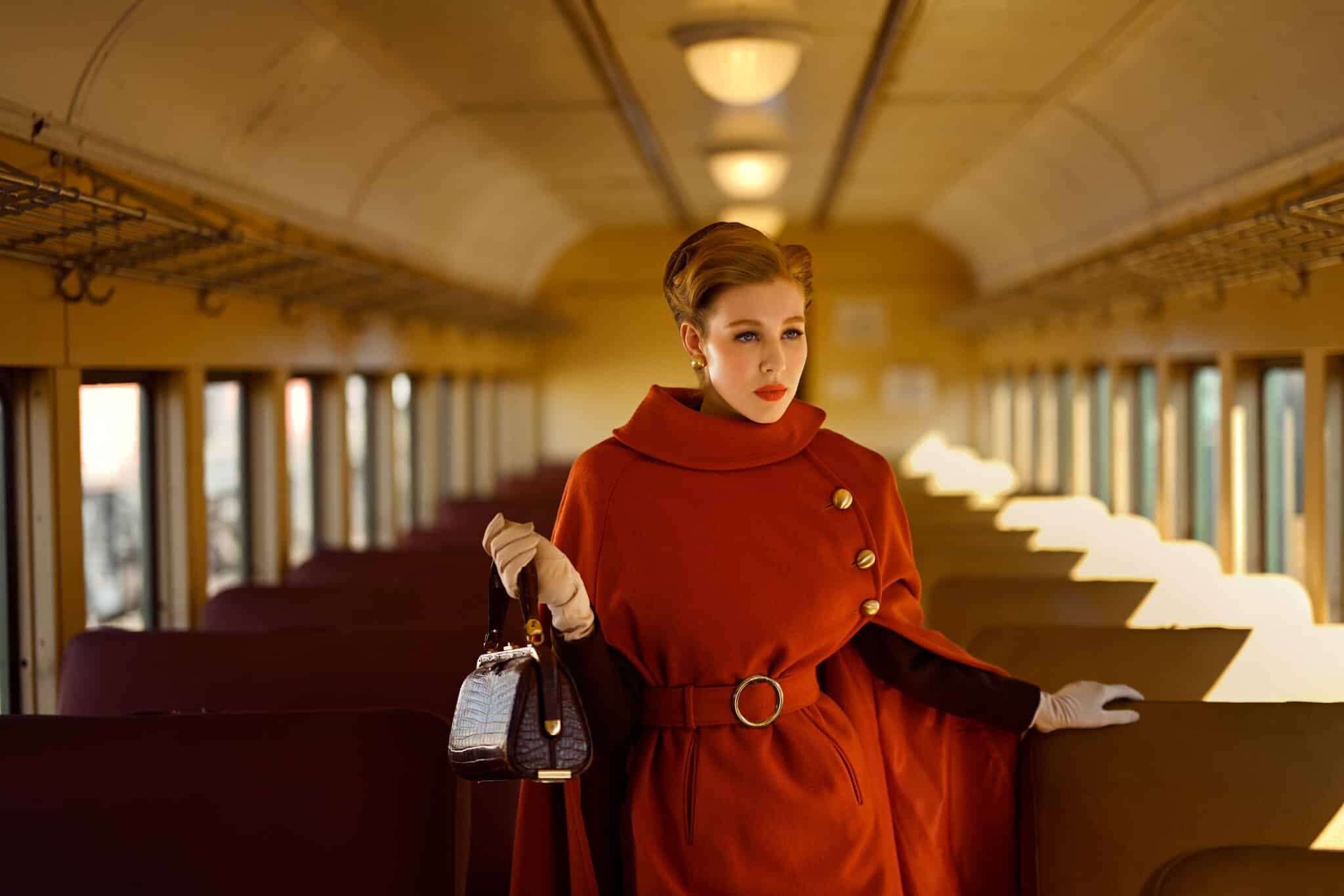 Portraiture in a Vintage Train Car!